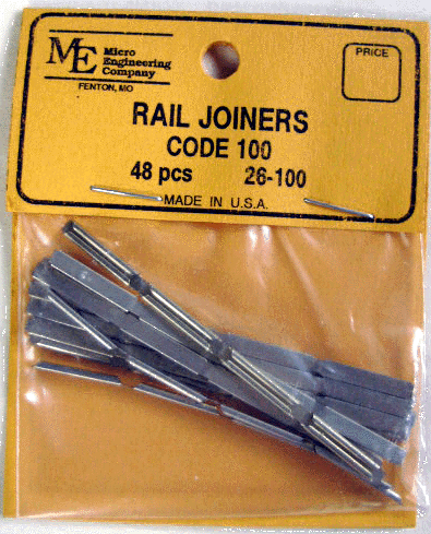 Micro Engineering Code 100 Rail Joiners